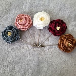 Handmade Flowers Lapel Pins